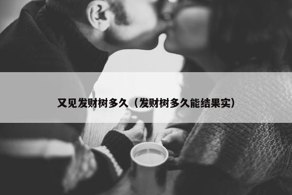 又见发财树多久（发财树多久能结果实）