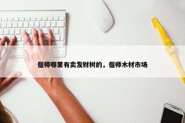 偃师哪里有卖发财树的，偃师木材市场