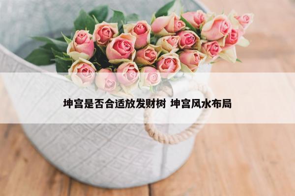 坤宫是否合适放发财树 坤宫风水布局