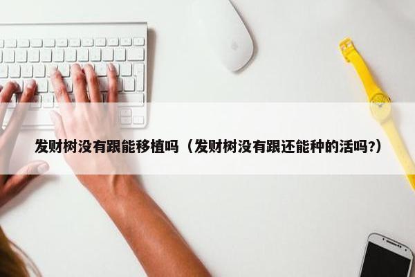 发财树没有跟能移植吗（发财树没有跟还能种的活吗?）