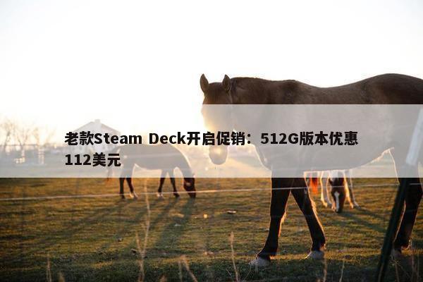 老款Steam Deck开启促销：512G版本优惠112美元