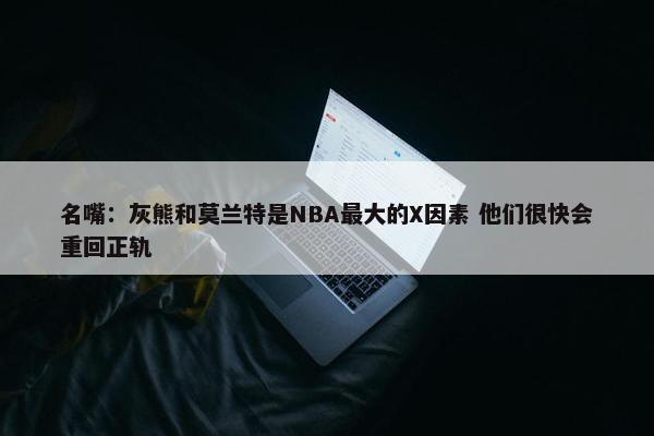 名嘴：灰熊和莫兰特是NBA最大的X因素 他们很快会重回正轨