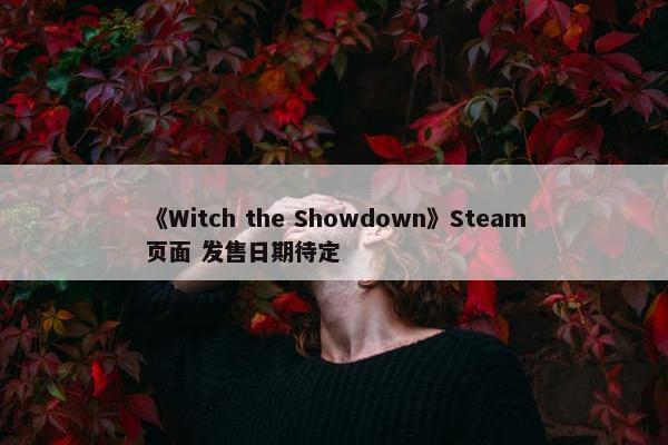 《Witch the Showdown》Steam页面 发售日期待定