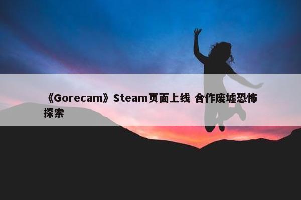 《Gorecam》Steam页面上线 合作废墟恐怖探索