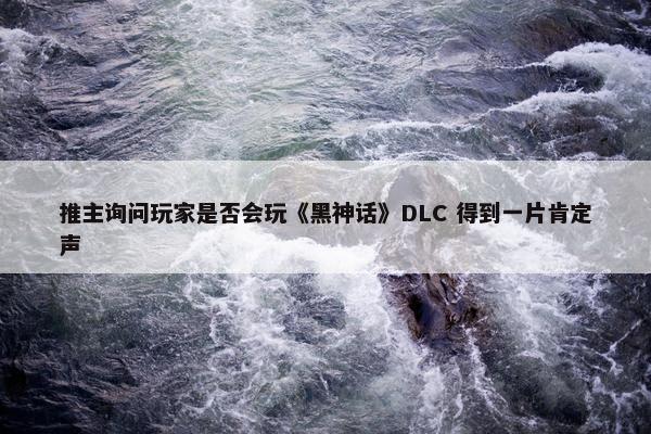 推主询问玩家是否会玩《黑神话》DLC 得到一片肯定声