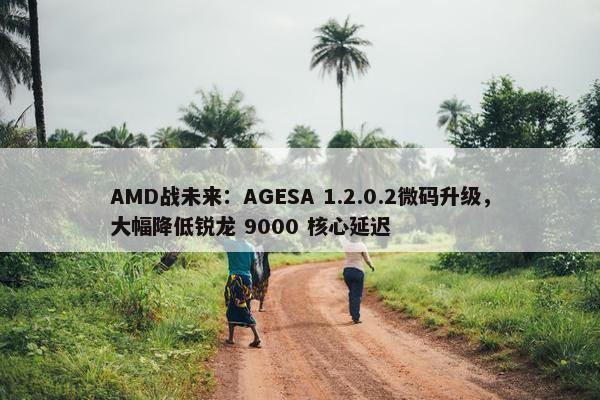 AMD战未来：AGESA 1.2.0.2微码升级，大幅降低锐龙 9000 核心延迟