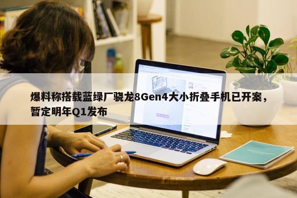 爆料称搭载蓝绿厂骁龙8Gen4大小折叠手机已开案，暂定明年Q1发布