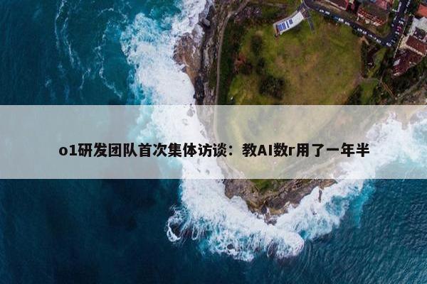 o1研发团队首次集体访谈：教AI数r用了一年半