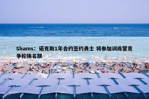 Shams：诺克斯1年合约签约勇士 将参加训练营竞争轮换名额