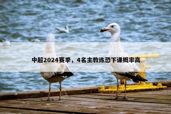 中超2024赛季，4名主教练恐下课概率高