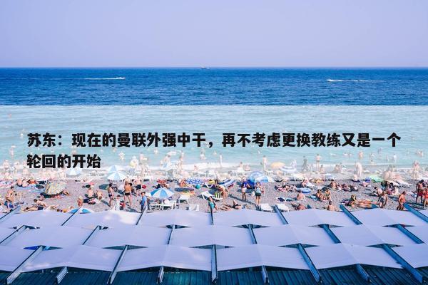 苏东：现在的曼联外强中干，再不考虑更换教练又是一个轮回的开始