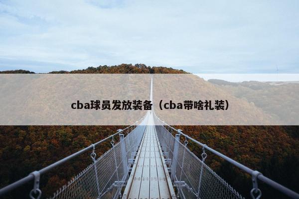 cba球员发放装备（cba带啥礼装）