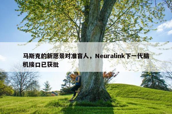 马斯克的新愿景对准盲人，Neuralink下一代脑机接口已获批