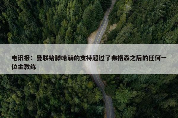 电讯报：曼联给滕哈赫的支持超过了弗格森之后的任何一位主教练