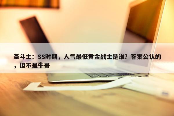 圣斗士：SS时期，人气最低黄金战士是谁？答案公认的，但不是牛哥