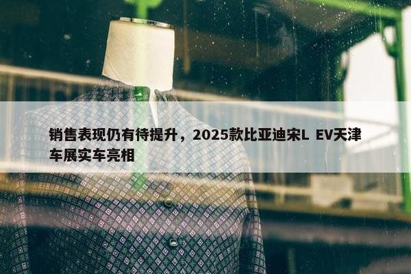 销售表现仍有待提升，2025款比亚迪宋L EV天津车展实车亮相