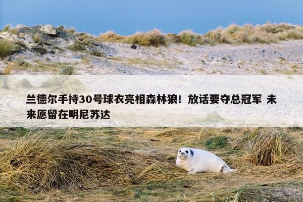 兰德尔手持30号球衣亮相森林狼！放话要夺总冠军 未来愿留在明尼苏达