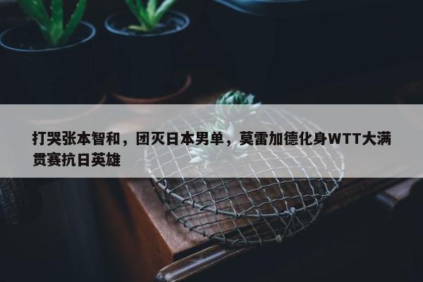 打哭张本智和，团灭日本男单，莫雷加德化身WTT大满贯赛抗日英雄