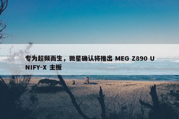 专为超频而生，微星确认将推出 MEG Z890 UNIFY-X 主板