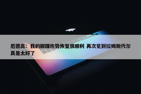 厄德高：我的脚踝伤势恢复很顺利 再次见到拉姆斯代尔真是太好了