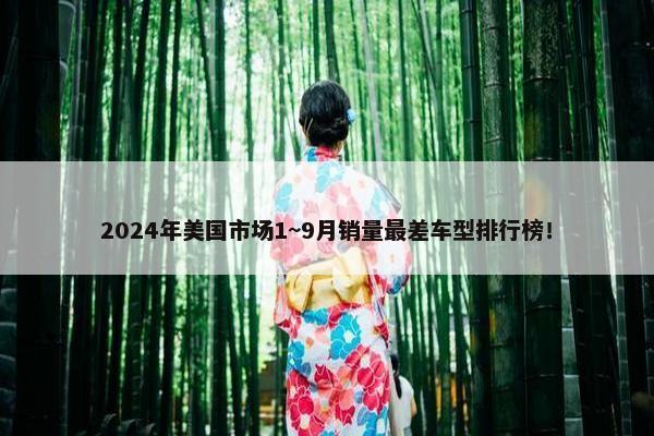 2024年美国市场1~9月销量最差车型排行榜！