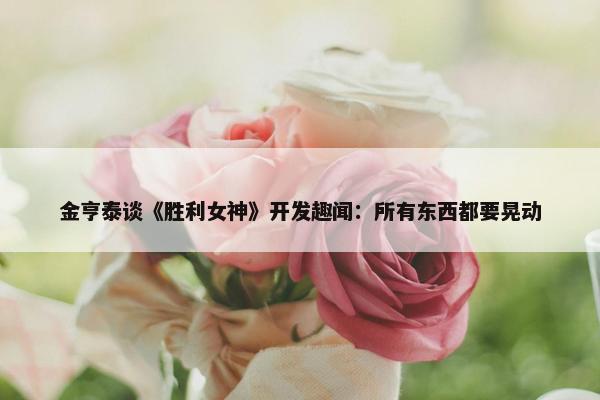 金亨泰谈《胜利女神》开发趣闻：所有东西都要晃动