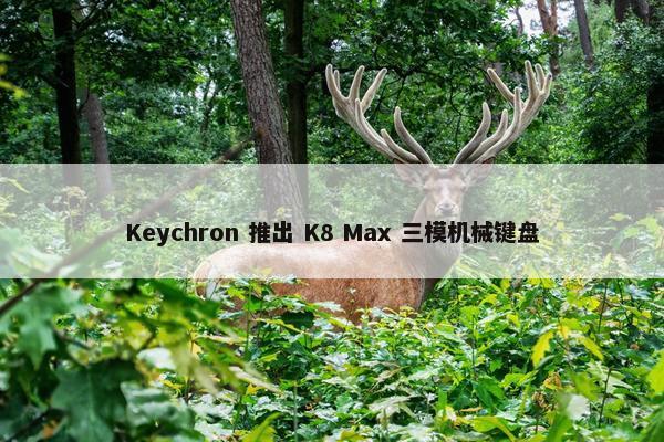 Keychron 推出 K8 Max 三模机械键盘