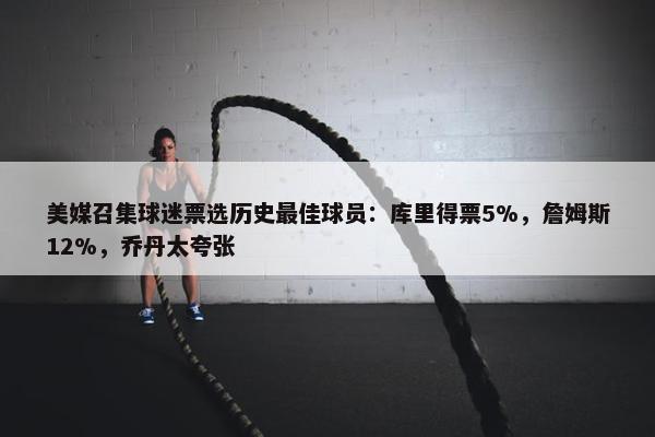 美媒召集球迷票选历史最佳球员：库里得票5%，詹姆斯12%，乔丹太夸张