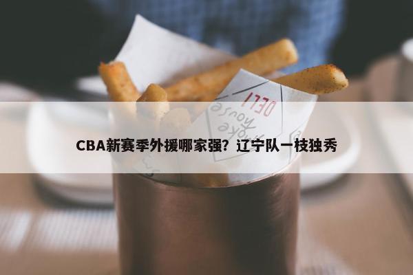 CBA新赛季外援哪家强？辽宁队一枝独秀