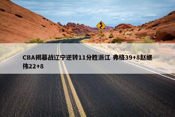 CBA揭幕战辽宁逆转11分胜浙江 弗格39+8赵继伟22+8