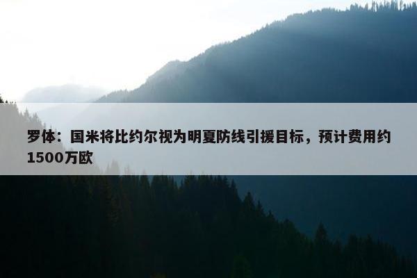 罗体：国米将比约尔视为明夏防线引援目标，预计费用约1500万欧