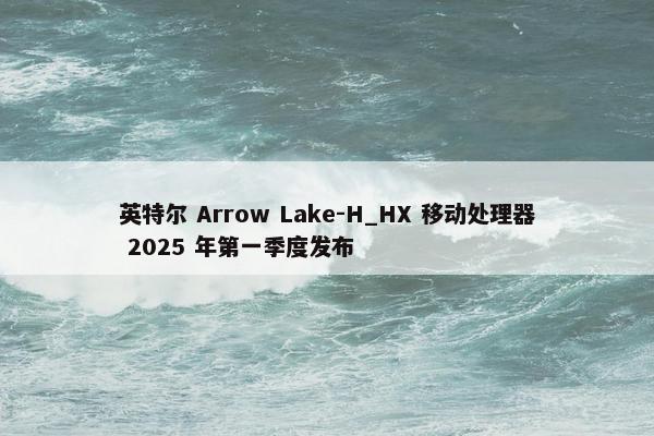 英特尔 Arrow Lake-H_HX 移动处理器 2025 年第一季度发布