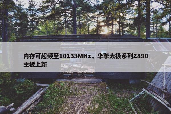 内存可超频至10133MHz，华擎太极系列Z890主板上新