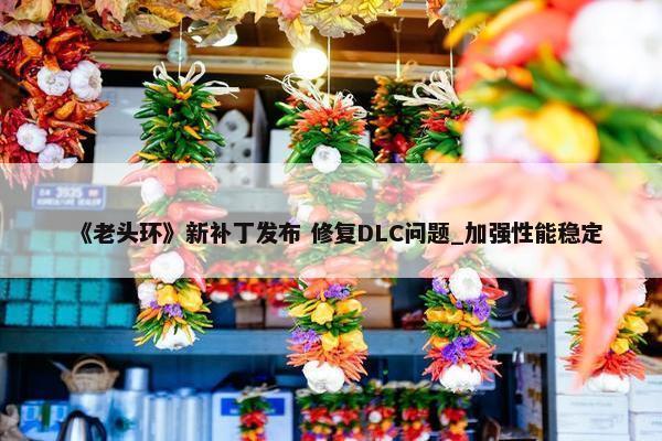 《老头环》新补丁发布 修复DLC问题_加强性能稳定