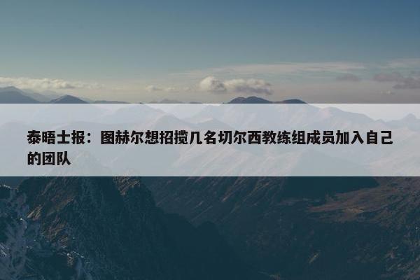 泰晤士报：图赫尔想招揽几名切尔西教练组成员加入自己的团队