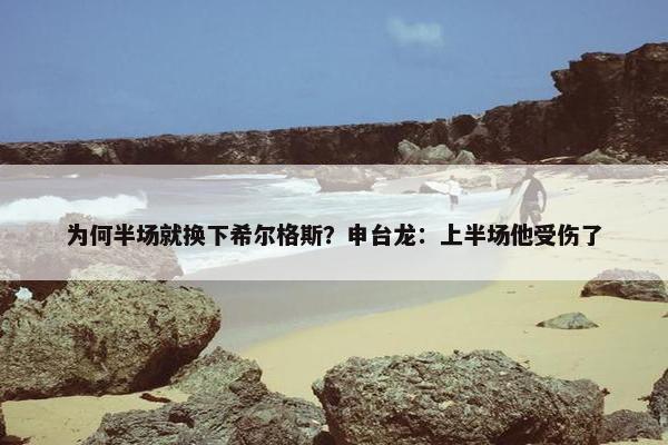 为何半场就换下希尔格斯？申台龙：上半场他受伤了