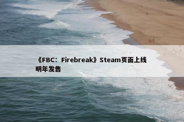 《FBC：Firebreak》Steam页面上线 明年发售