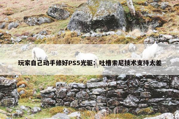 玩家自己动手修好PS5光驱：吐槽索尼技术支持太差