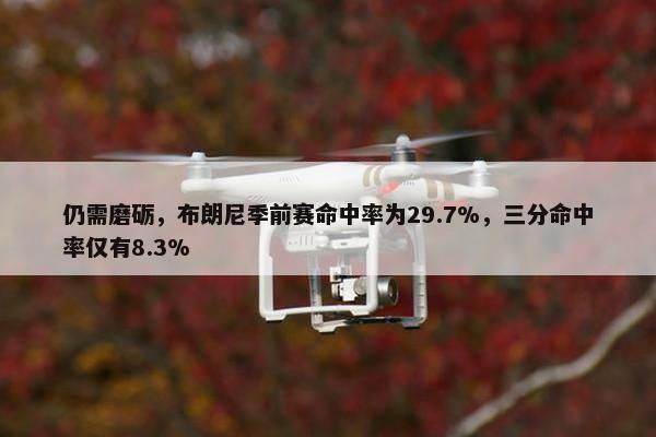 仍需磨砺，布朗尼季前赛命中率为29.7%，三分命中率仅有8.3%