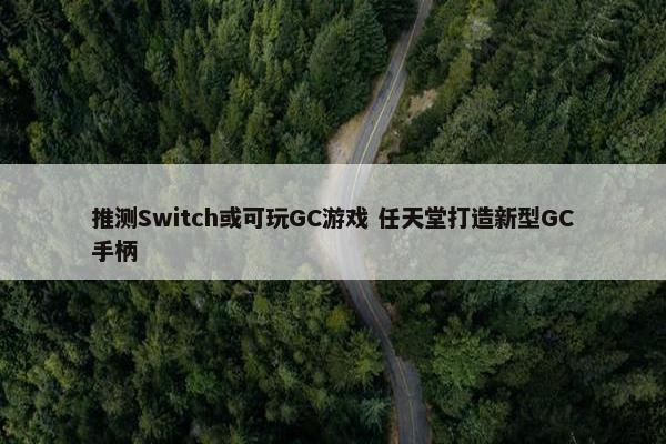 推测Switch或可玩GC游戏 任天堂打造新型GC手柄